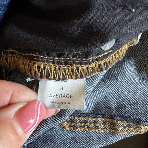 NY&C Curvy Skinny Jeans Womens Sz 8 Average Dark Wash Blue Denim Casual Western - Picture 4 of 8